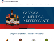 Tablet Screenshot of cerveceriavegana.com.do